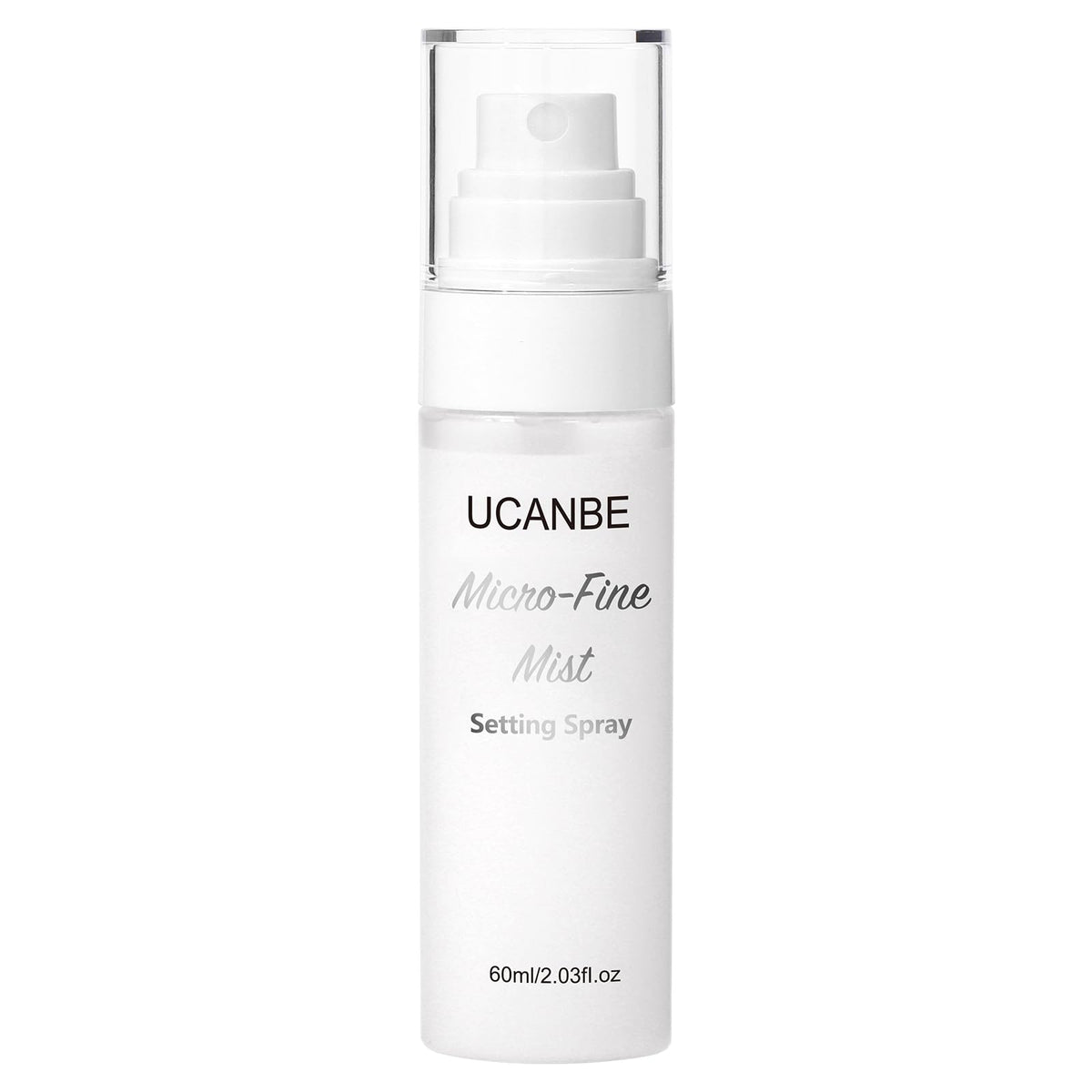 UCANBE dewy setting spray mist closeup for radiant hydration and glow
