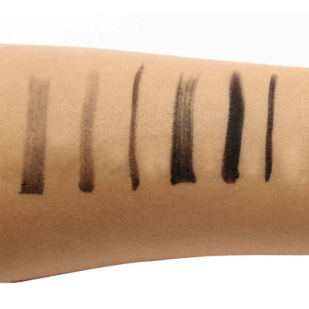 UCANBE double-ended brush illustrates angled and precise brow/liner control.