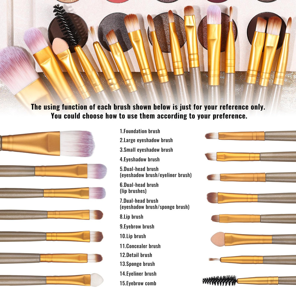 UCANBE Eyeshadow Palette holiday gift set for a complete makeup solution.
