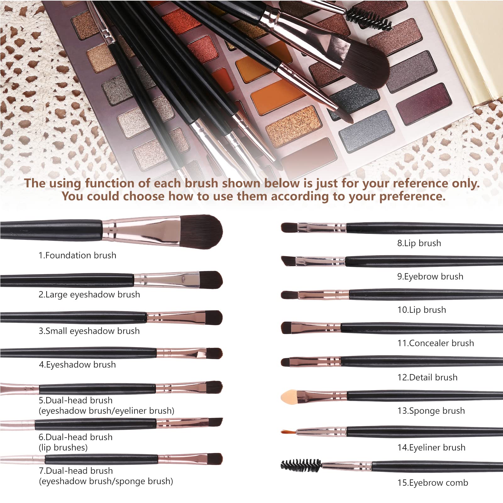 UCANBE eyeshadow shimmer matte finish closeup showcases buildable color payoff