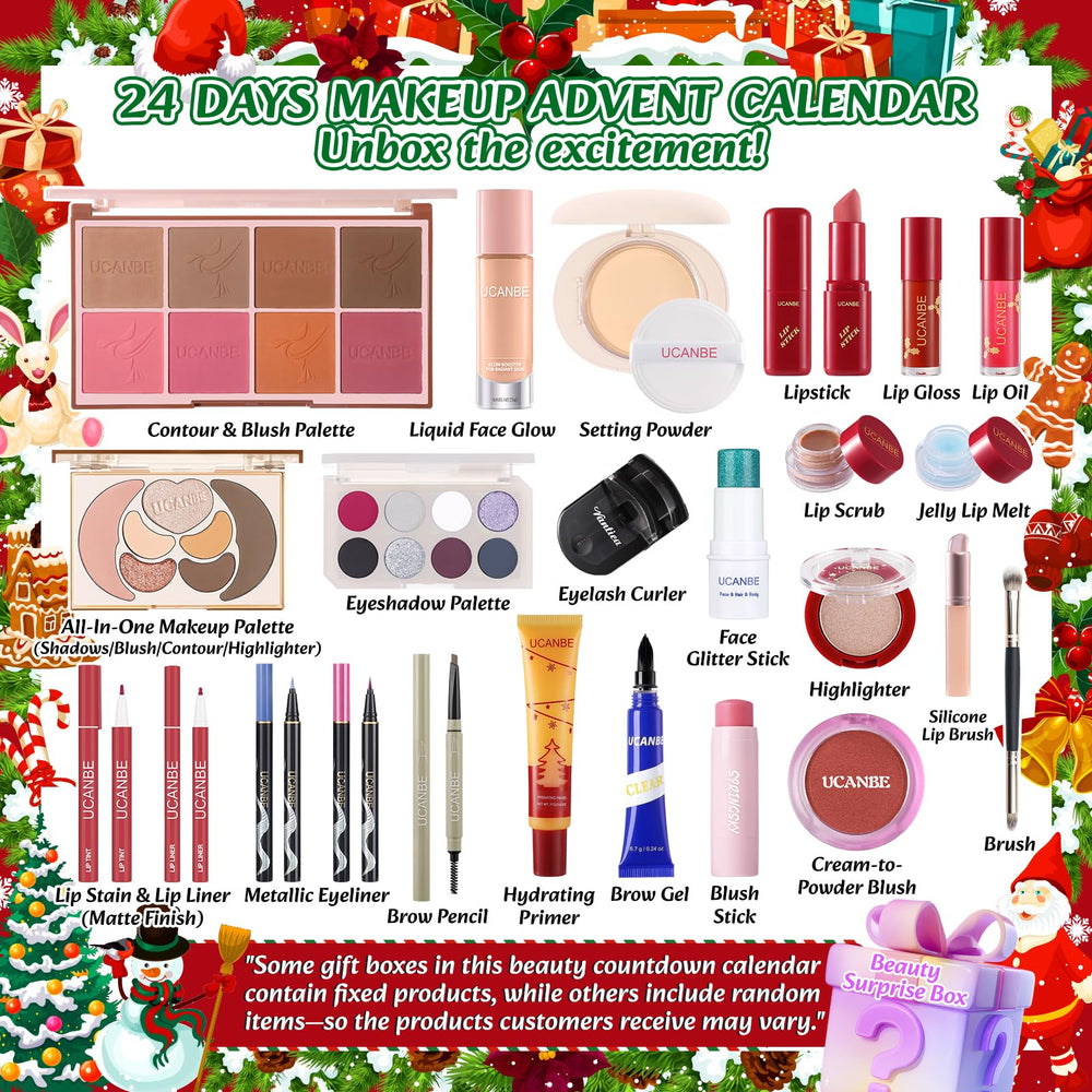 UCANBE 2025 day1 lipstick delivers bold holiday shade for instant glam.