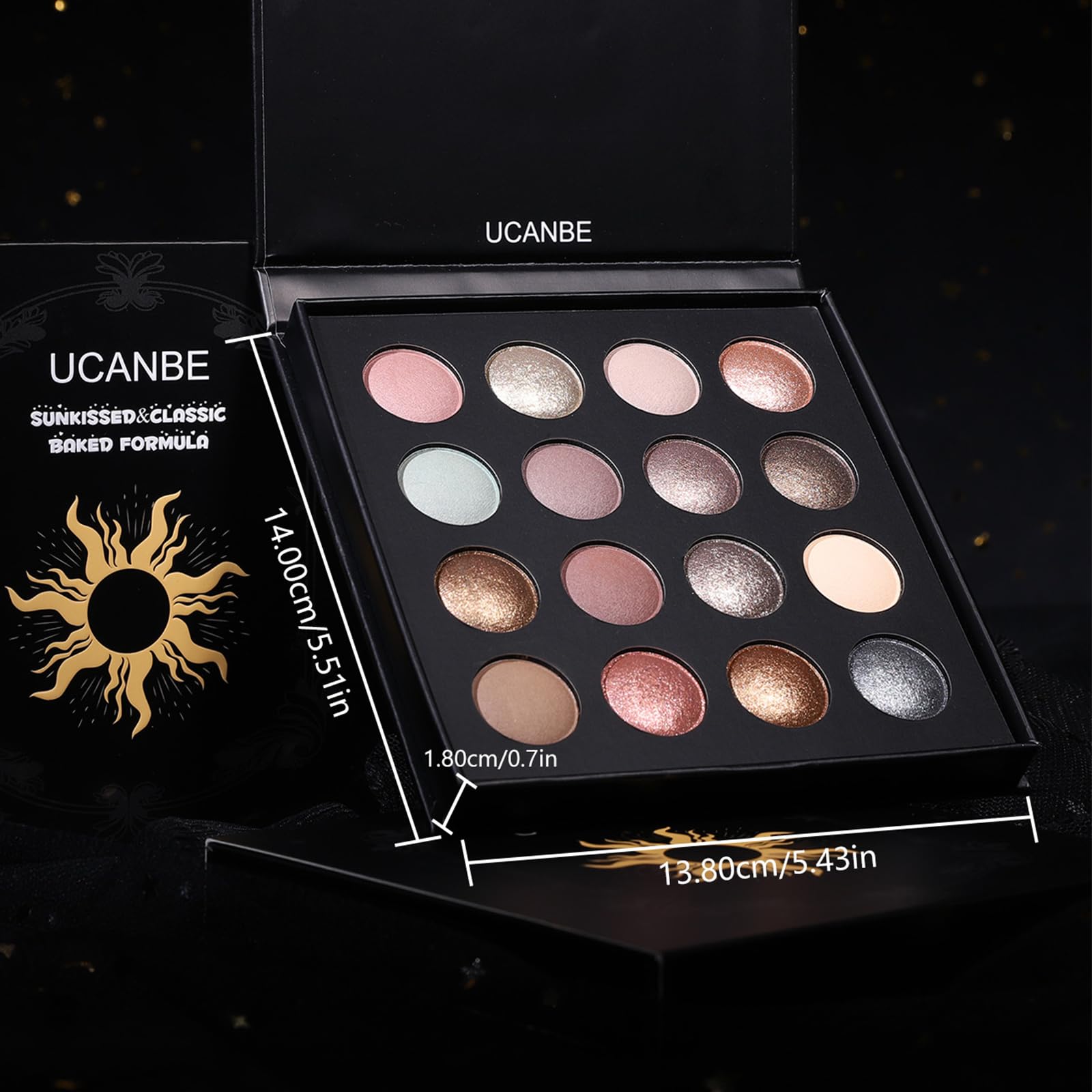 UCANBE portable makeup palette case for on-the-go beauty routines