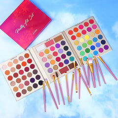 UCANBE Professional 86-colors palette open shows warm and vivid swatches for easy looks.