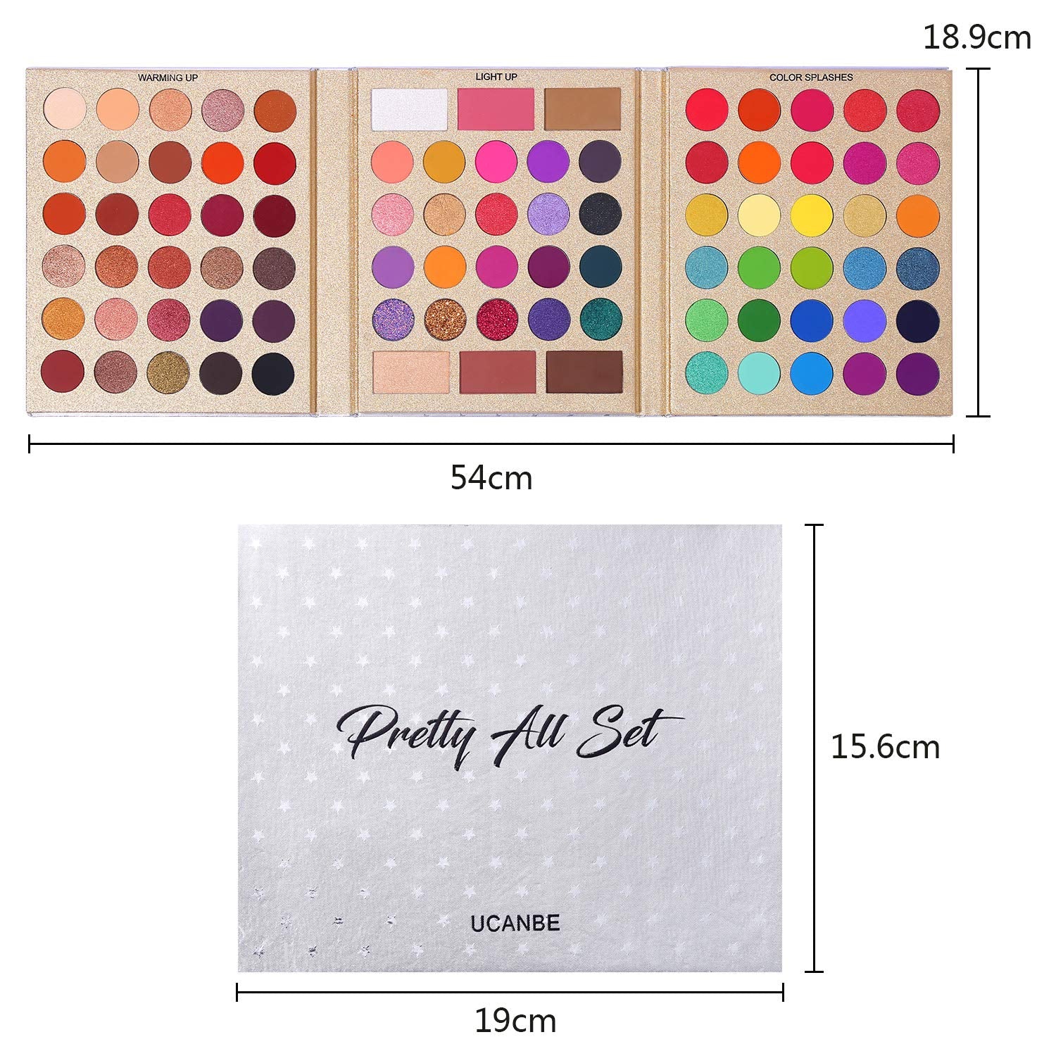 UCANBE silky waterproof powder provides smooth color that lasts through sweat.