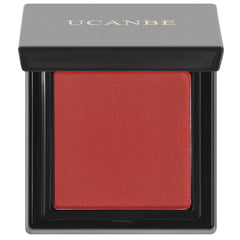UCANBE Red Single Eyeshadow Palette cover shows vibrant colors for daily looks.