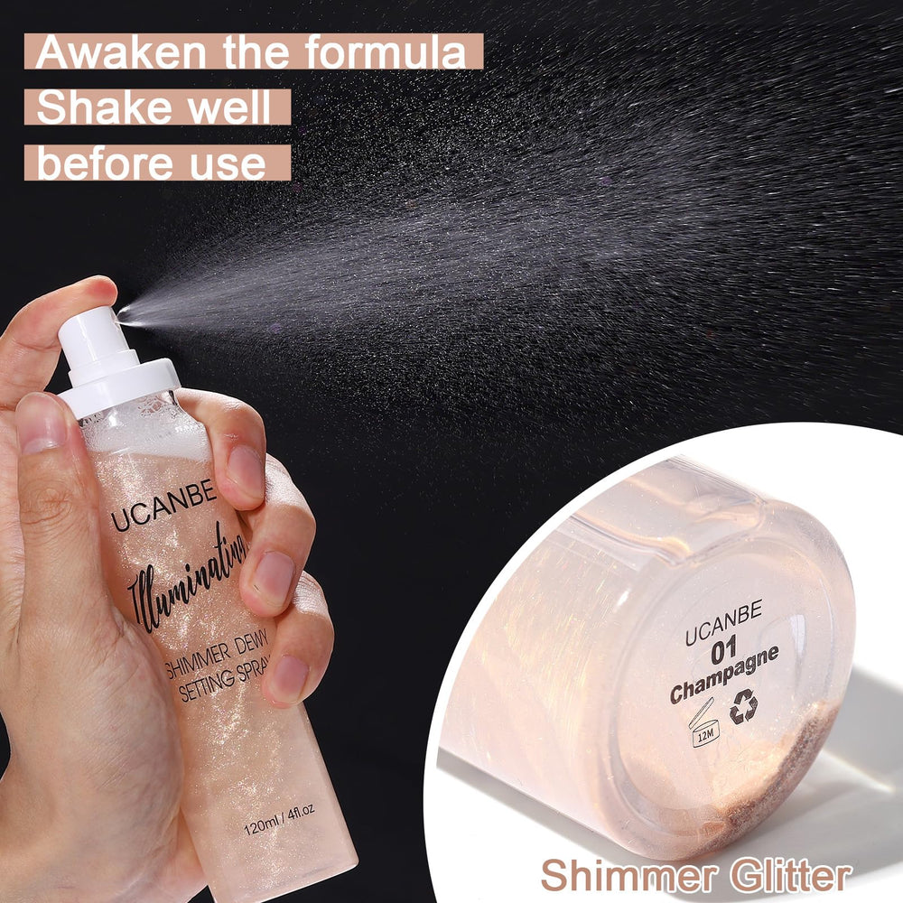 UCANBE spray on body adds subtle glow for day-to-night looks