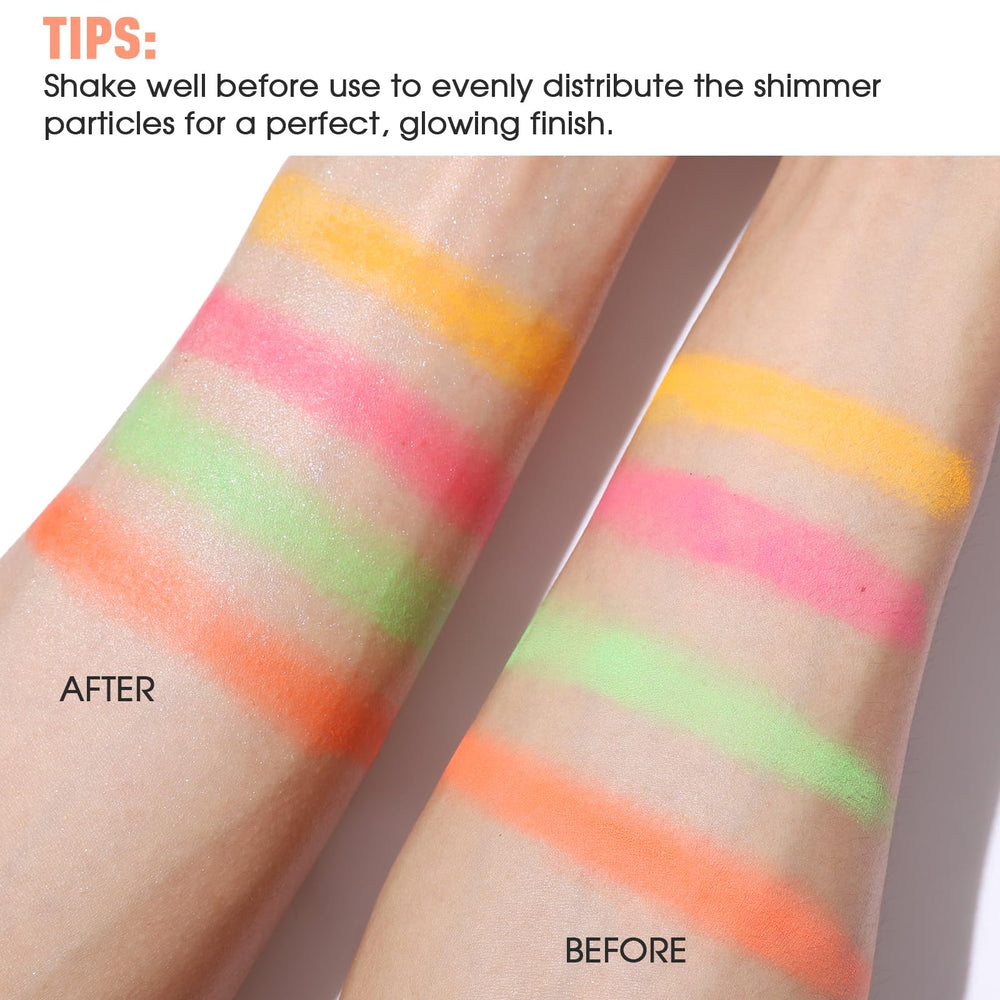 UCANBE spray action captures an even mist across the bottle for effortless use