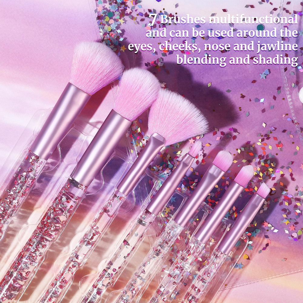 UCANBE shimmer and matte shadows offer a range from soft to striking eye looks