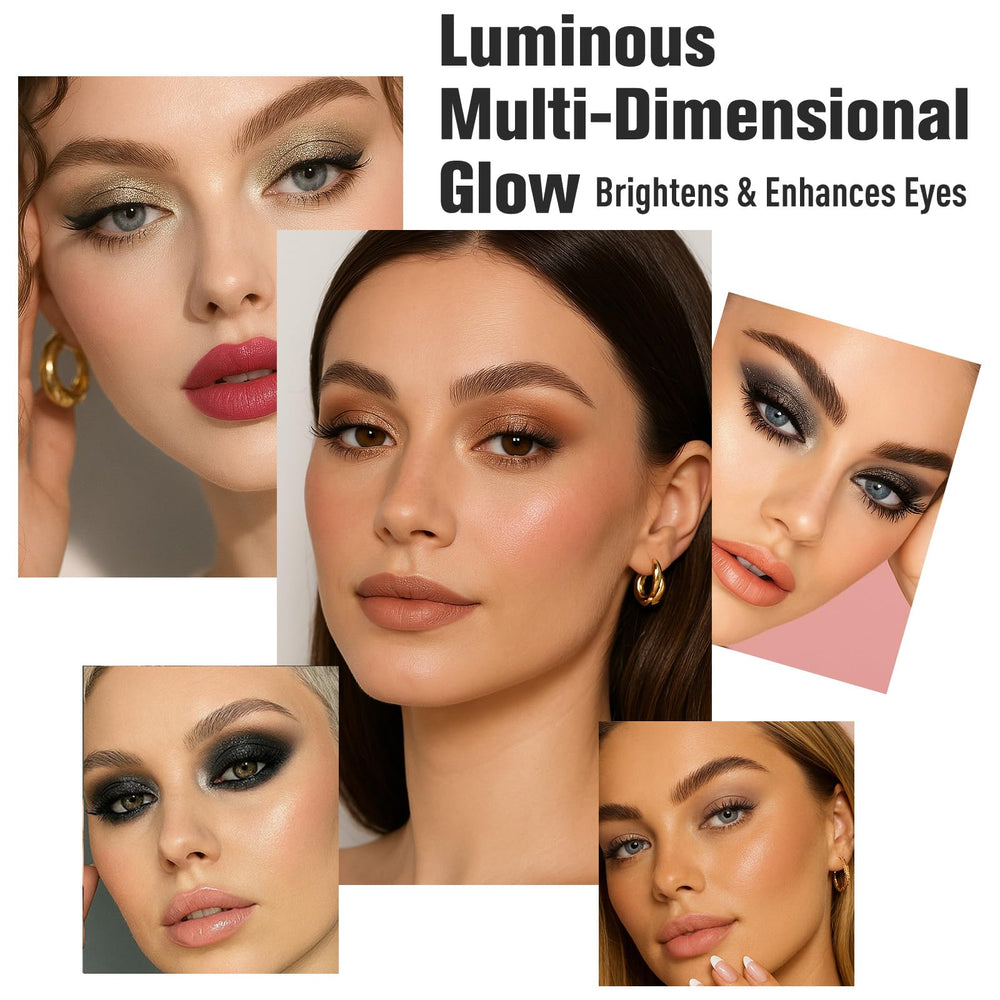 UCANBE shimmer shades provide metallic shine for luminous accent details