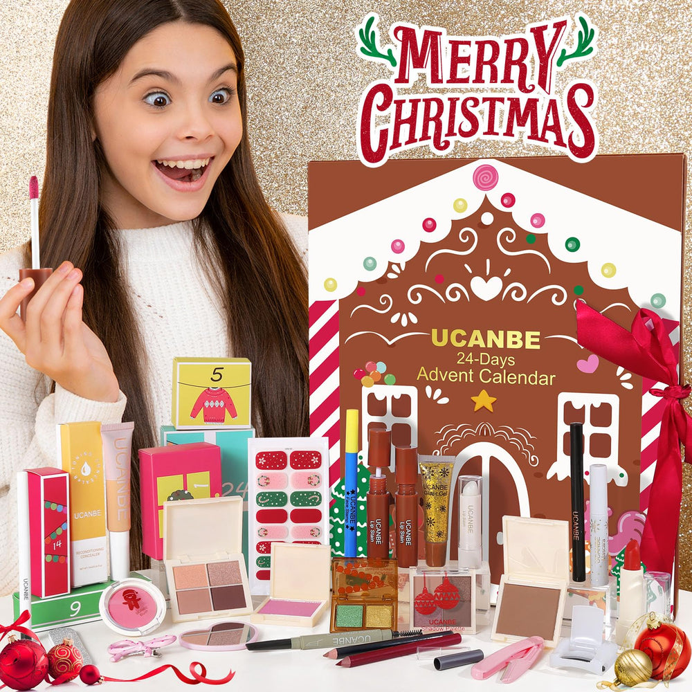 UCANBEMAKEUP 24 full-size items highlight value-packed gifts for holiday looks.