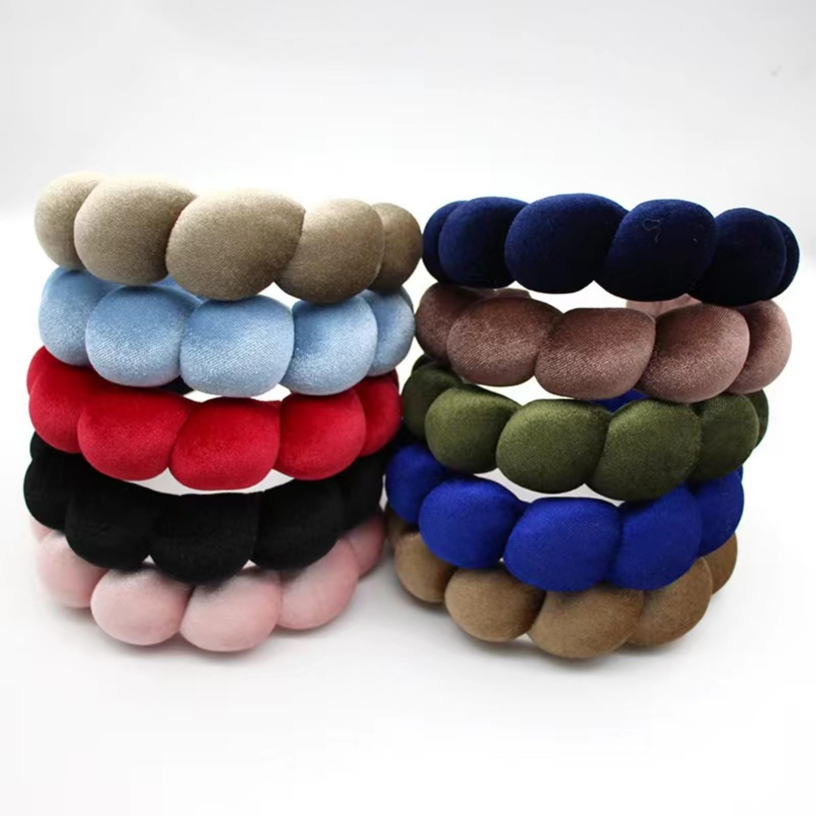 Uchyius navy blue padded headband product pack shot