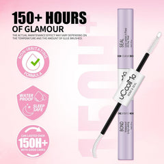 UCOOLME hypoallergenic eyelash glue highlighting gentle formula