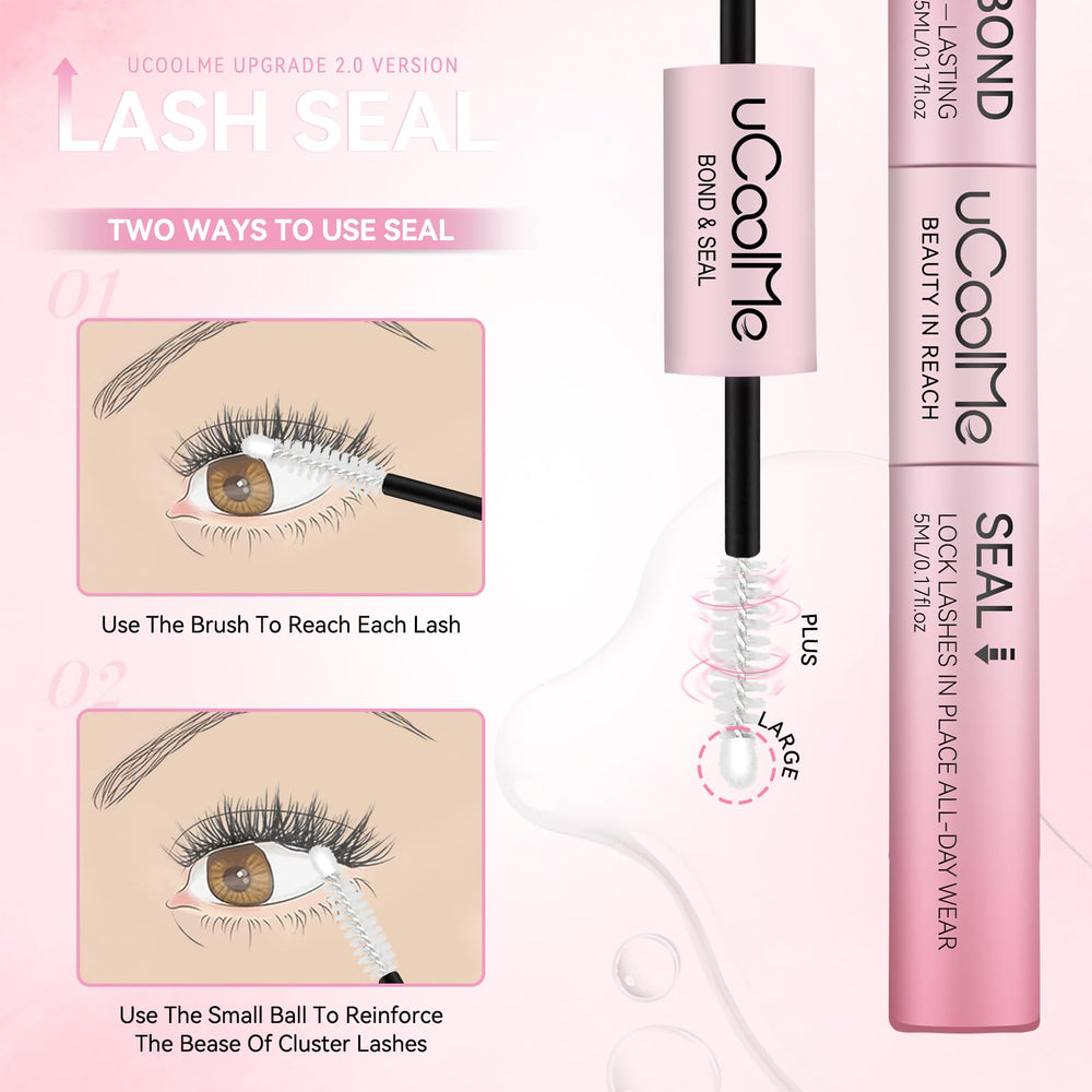 UCOOLME non-irritating formula for comfortable DIY lash bonding