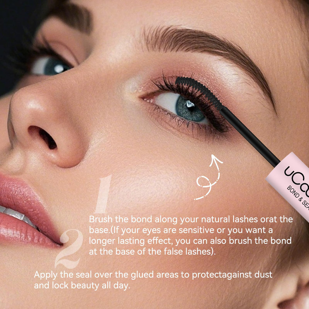 UCOOLME Lash Bond and Seal packaging emphasizes airtight protection.