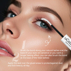 UCOOLME product reducing clumping and flaking for natural lashes