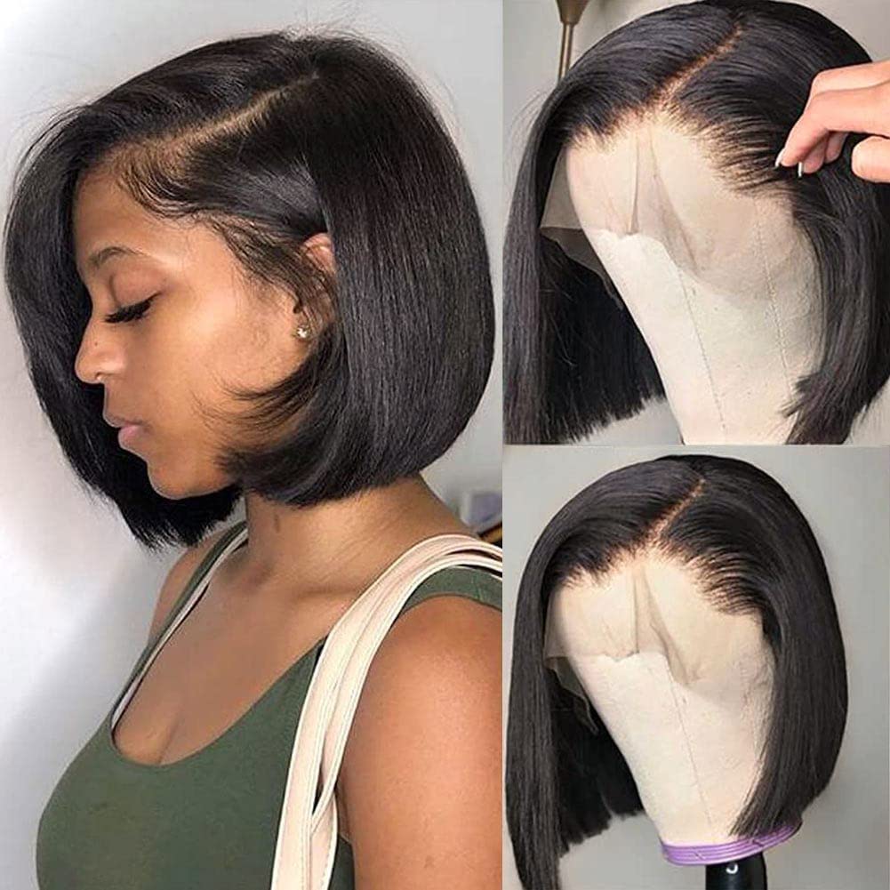 UCUVIC bob wig 13x4 hd lace-front close-up showing natural hairline and subtle blend
