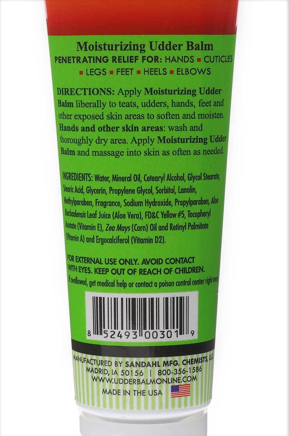 Udder Balm Hands-application shows versatile use for hands, elbows and dry skin by daily moisturizing.