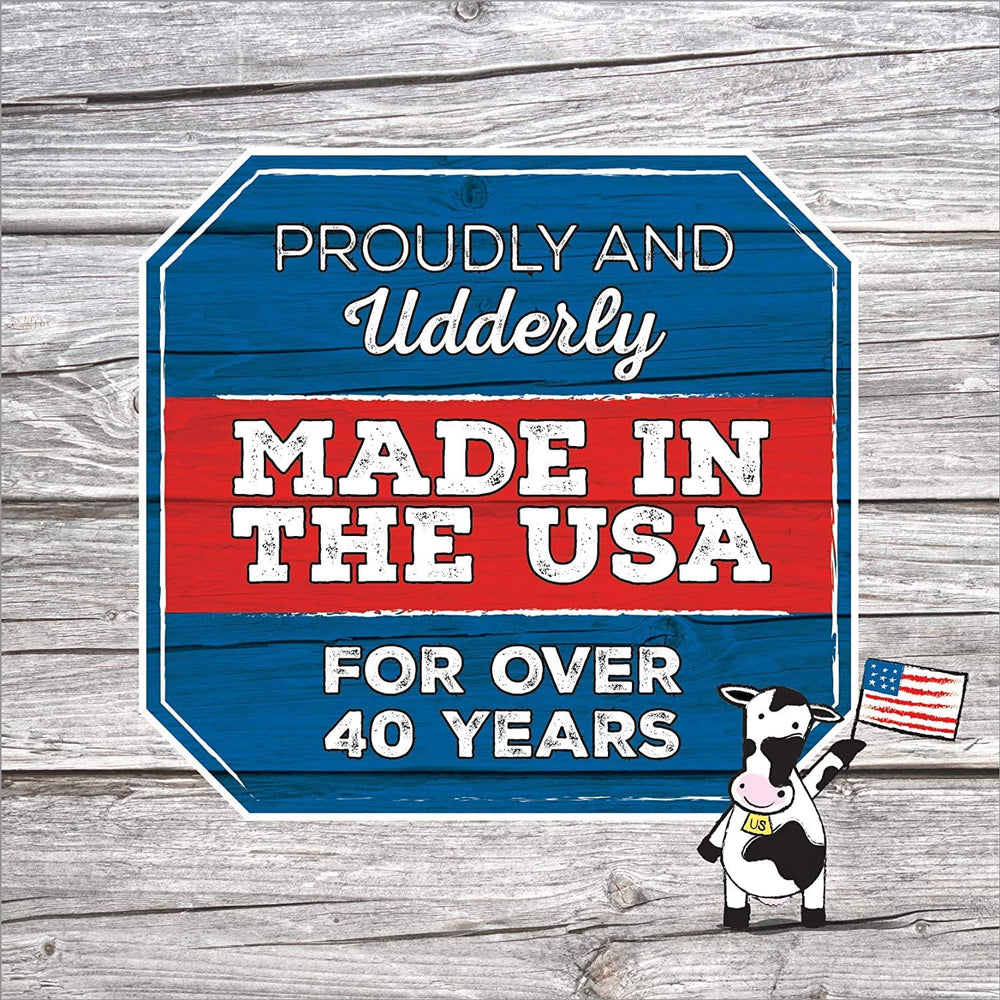 Udderly Smooth application on forearm showing skin-friendly moisturizing action.