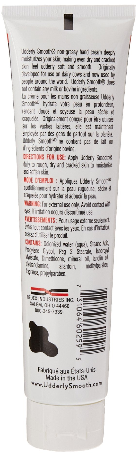 Udderly Smooth hand cream pack-of-5 on shelf signals value and easy daily use.
