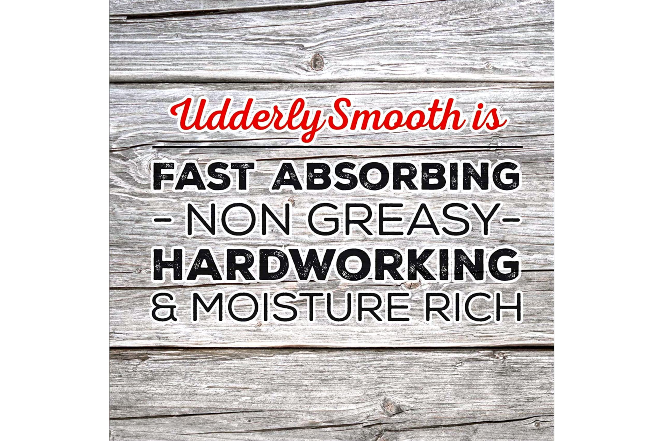 Udderly Smooth Foot Cream night routine usage for overnight nourishment.