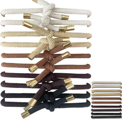 UDeBe Hair SlideProof Knot Hair Tie Bracelets image shows secure hold for active wear.