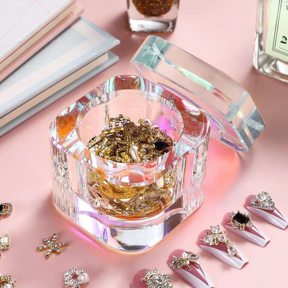 Udefineit dappen dish for storage keeps charms and crystals organized alongside your tools.
