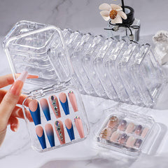 Udefineit clear display nail boxes show nails without opening.