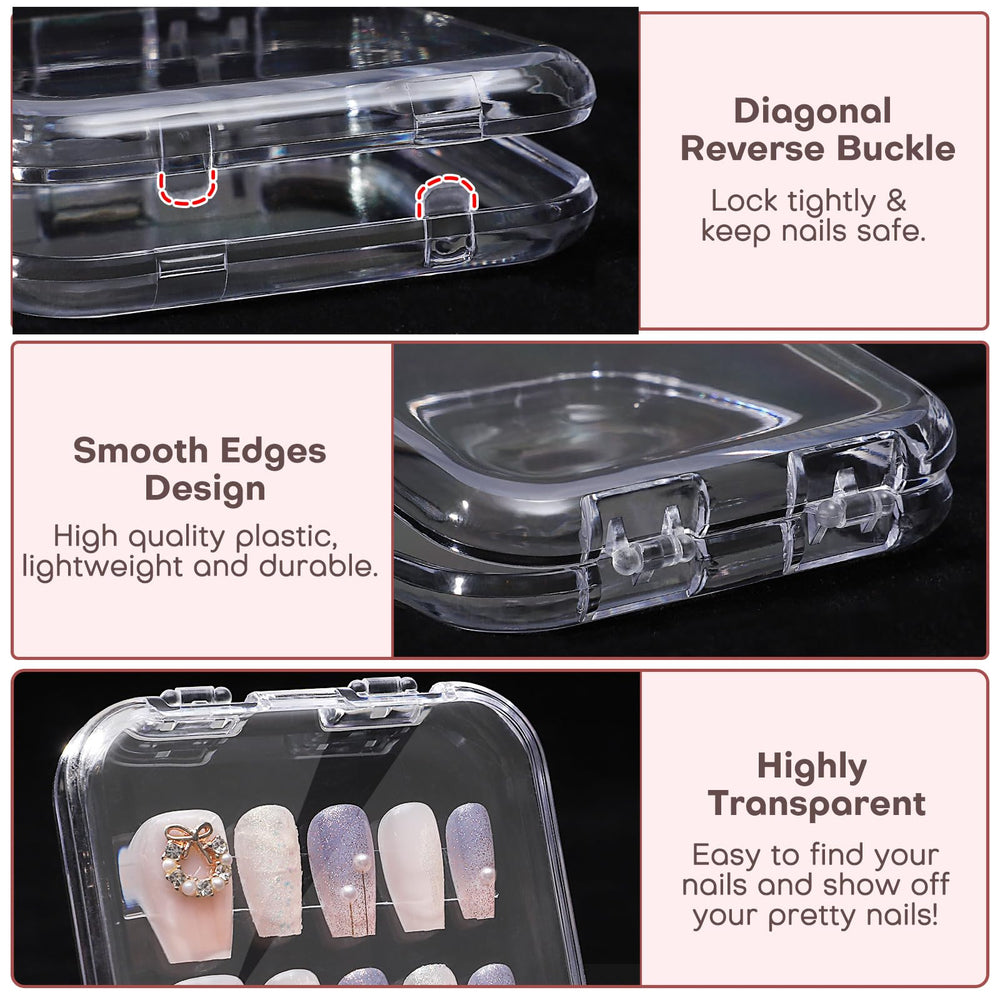 Udefineit 5m nail tape securely attaches tips to displays.