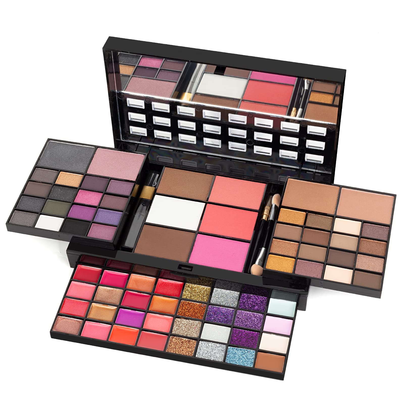 UDUOLER all-in-one makeup gift kit palette swatches for versatile looks