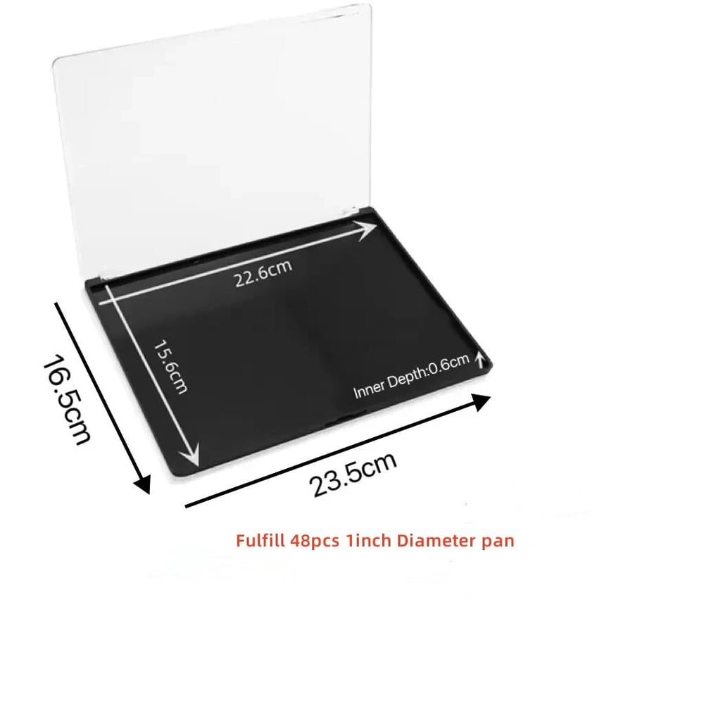 UDTIP adhesive metal stickers in use for metal pan compatibility and easy customization