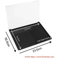 UDTIP adhesive metal stickers in use for metal pan compatibility and easy customization
