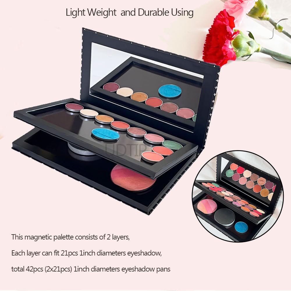 UDTIP standard and deep pan compatibility for versatile shade collections.