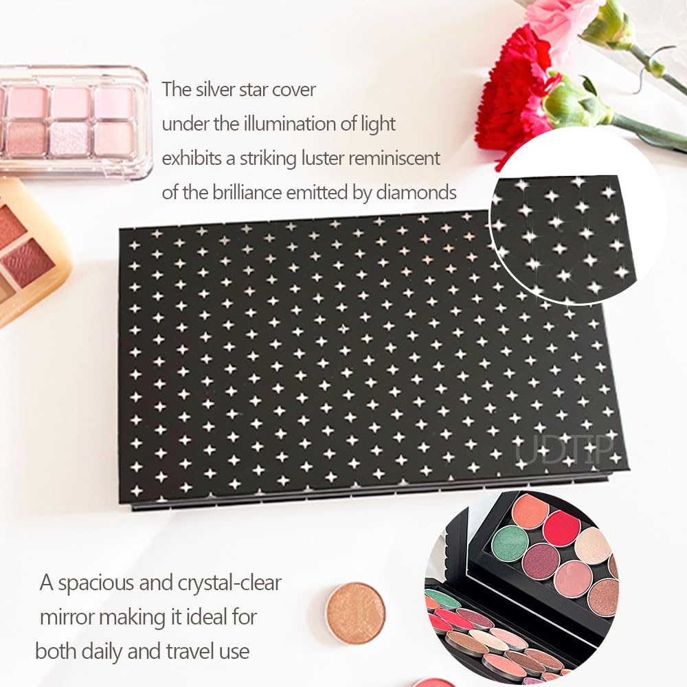 UDTIP travel-friendly compact size fits in bags for quick makeup sessions.