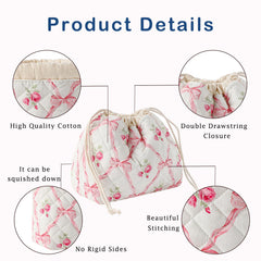 uekeboag canvas lining inside reveals sturdy interior for organizing makeup essentials