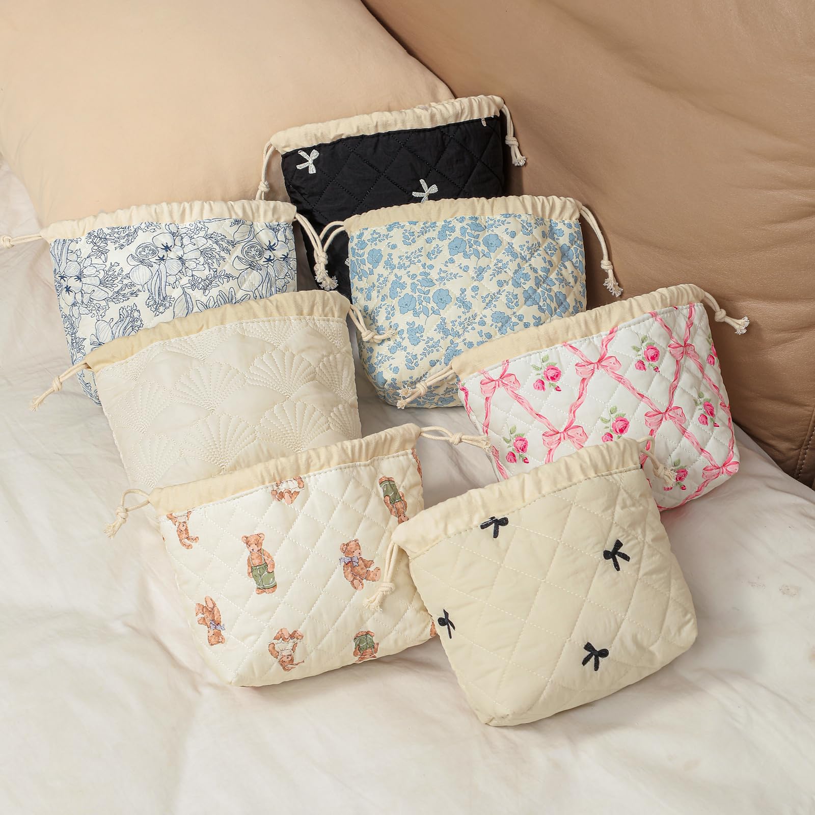 uekeboag coquette aesthetic design highlights floral pattern and stylish portability