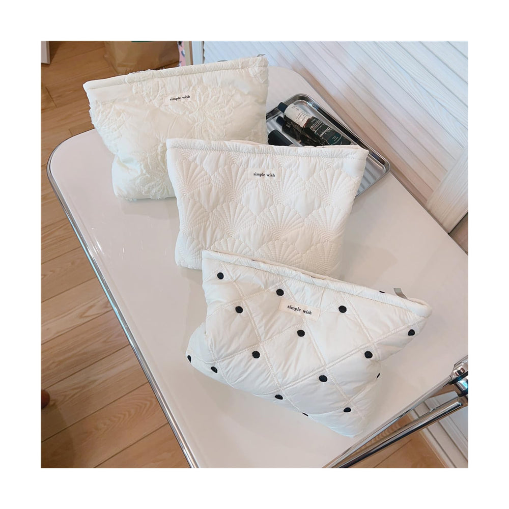 uekeboag multifunctional compartments help organize makeup, skincare, and accessories.