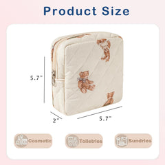 uekeboag travel toiletry pouch with smooth zipper keeps items secure on trips.