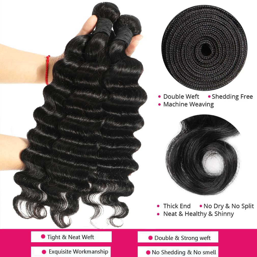 Uesoels loose deep wave bundles 22inch deliver long, defined waves with lasting bounce.