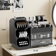 UFORU durable-plastic-material organizer resists moisture for everyday vanity use.