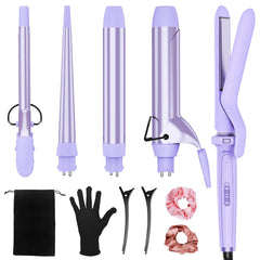 Ufree 5-in-1 curling iron with interchangeable barrels for versatile styling options.