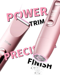 Ufree 7900rpm-motor ensures fast, smooth shaving through thicker hair with minimal tug.