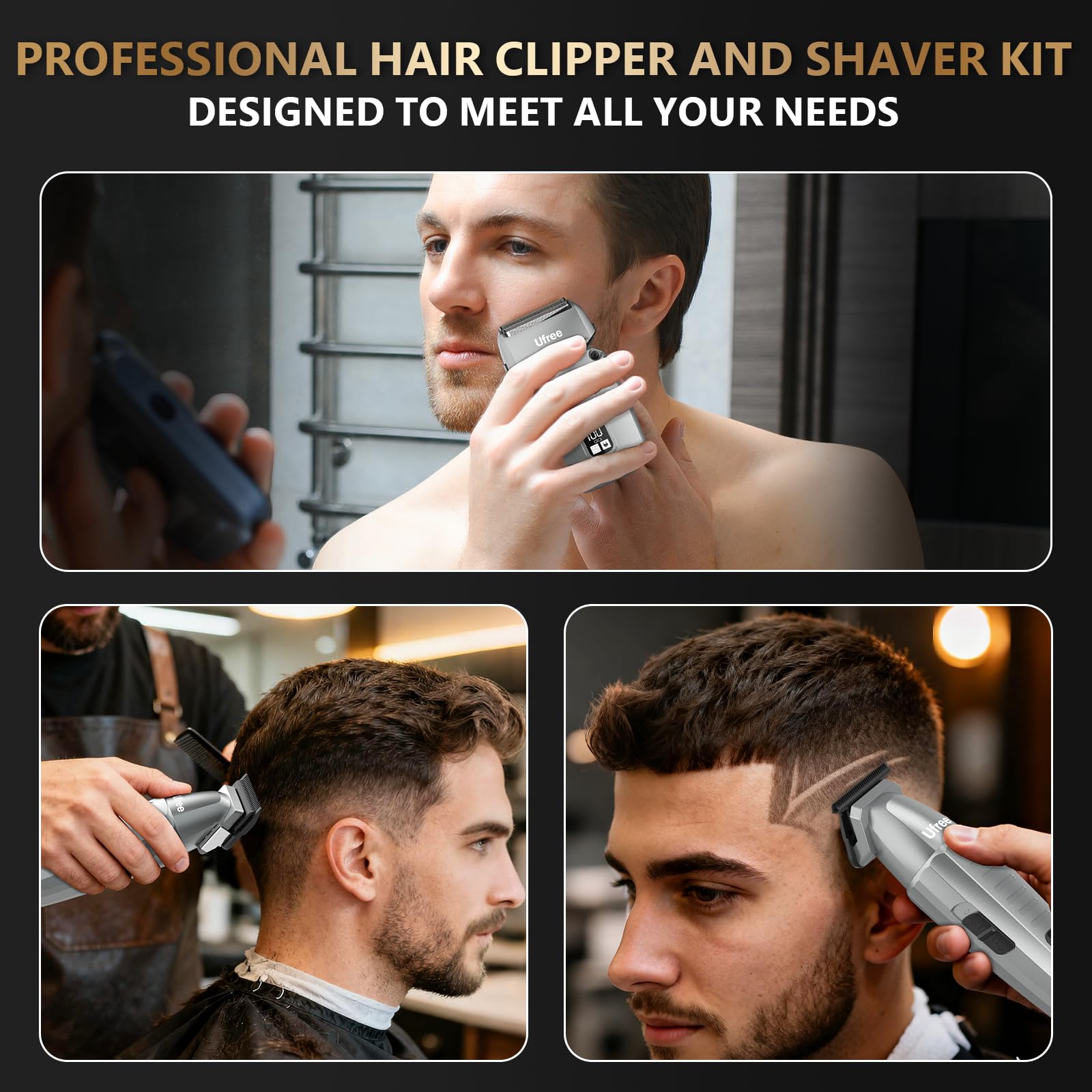 Ufree accessories gift box communicates a complete, gift-ready grooming kit.
