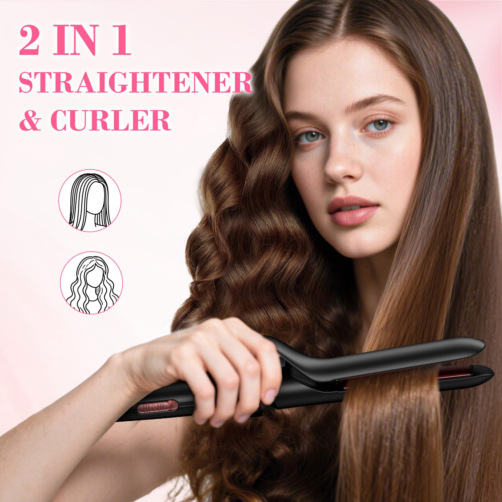 Ufree anti-scald bristles protect while detangling, reducing hair strain.