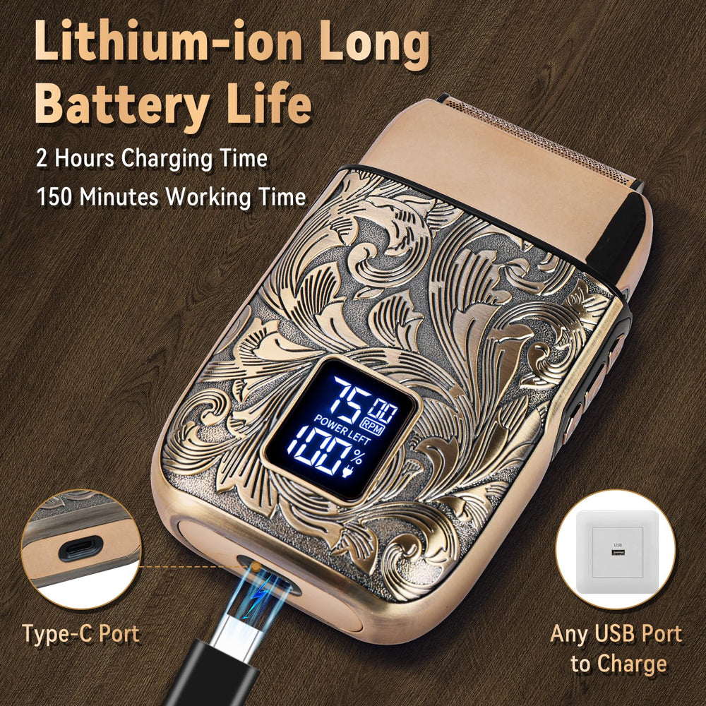 Ufree LCD display with battery life indicator supports long cordless sessions