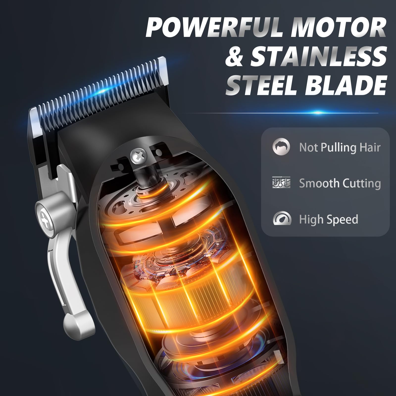 Ufree beard trimmer detail shows zero-gap precision for detailed beard lines