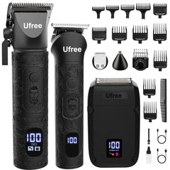 Ufree beard trimmer with powerful motor for smooth, quiet grooming sessions