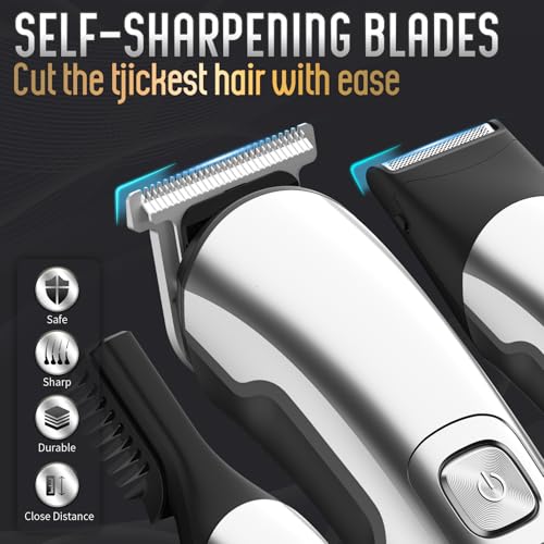Ufree beard trimmer skin-friendly blade delivers safe, irritation-free trimming.