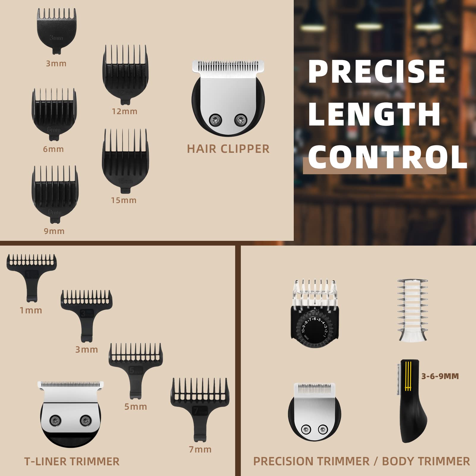 Ufree trimmer blades are rinse-friendly for quick post-use cleaning