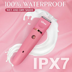 Ufree Bikini Trimmer USB charging supports cordless convenience on the go.