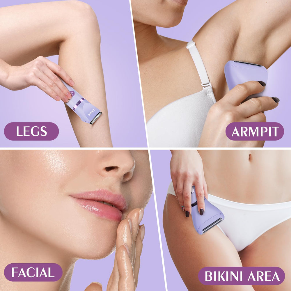 Ufree Bikini Trimmer used in shower highlights waterproof convenience for grooming